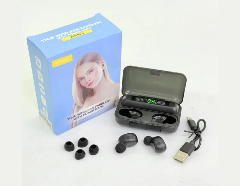 auriculares inalambricos negros