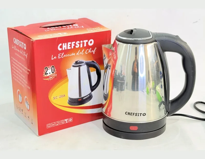 Chefsito pava electrica inoxidable